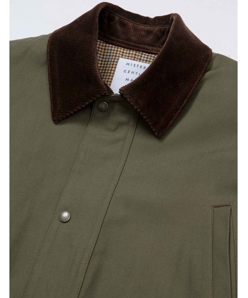 MR.GENTLEMAN（ミスタージェントルマン）の「CORDUROY COLLAR HUNTING COAT（その他アウター・メンズ・ブラウン/カーキ・SMALL/MEDIUM）」の5枚目の写真