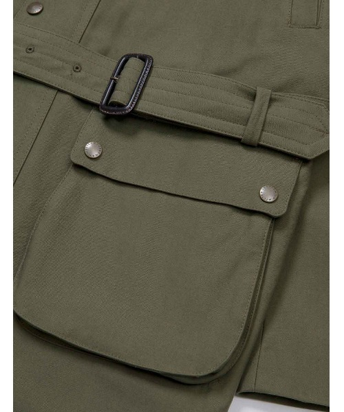 MR.GENTLEMAN（ミスタージェントルマン）の「CORDUROY COLLAR HUNTING COAT（その他アウター・メンズ・ブラウン/カーキ・SMALL/MEDIUM）」の3枚目の写真