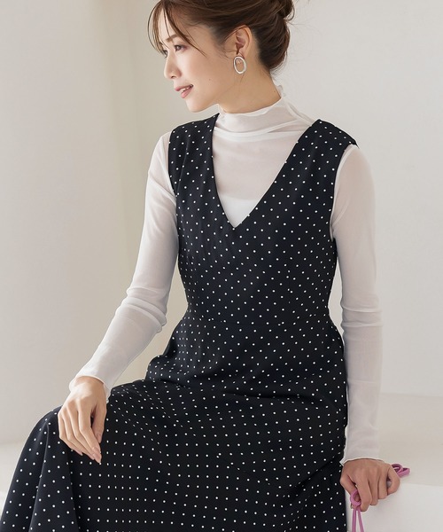 KOBE LETTUCE（コウベレタス）の「マーメイドVネックジャンスカ