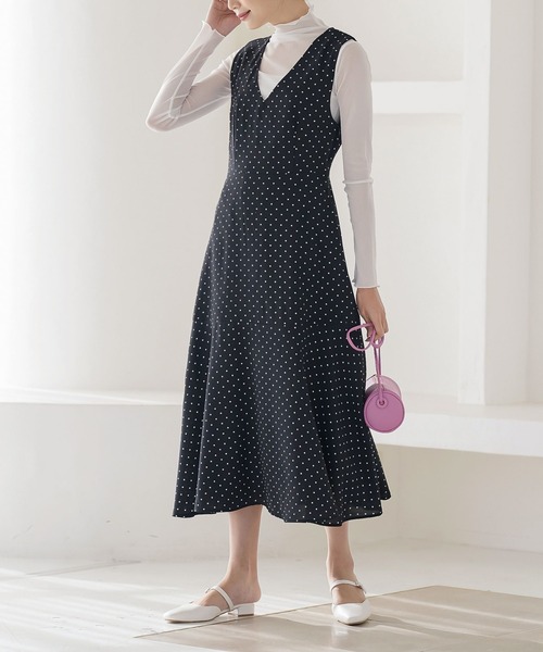 KOBE LETTUCE（コウベレタス）の「マーメイドVネックジャンスカ