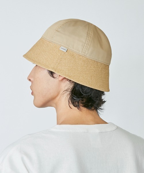 OVERRIDE（オーバーライド）の「OVERRIDE PAPER BRIM GOB HAT（ハット・メンズ・グレー/ベージュ・58cm）」の10枚目の写真