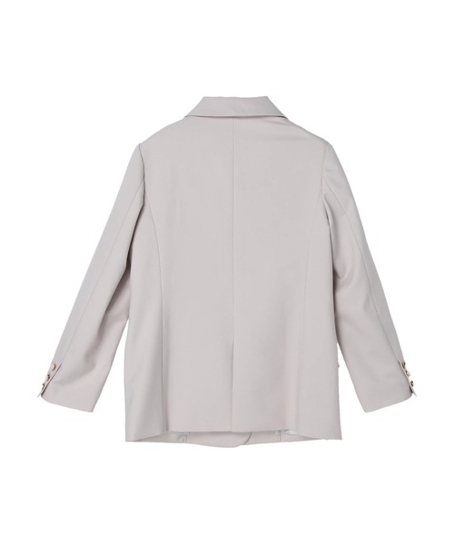 YECCA VECCA（イェッカヴェッカ）の「P.金釦テーラードジャケット　＊◆（テーラードジャケット・レディース・ネイビー/グレイッシュベージュ・FREE）」の19枚目の写真