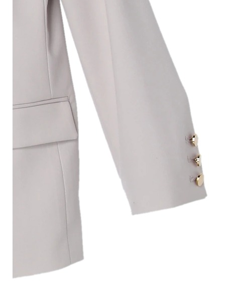 YECCA VECCA（イェッカヴェッカ）の「P.金釦テーラードジャケット　＊◆（テーラードジャケット・レディース・ネイビー/グレイッシュベージュ・FREE）」の21枚目の写真