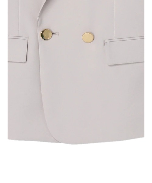 YECCA VECCA（イェッカヴェッカ）の「P.金釦テーラードジャケット　＊◆（テーラードジャケット・レディース・ネイビー/グレイッシュベージュ・FREE）」の22枚目の写真