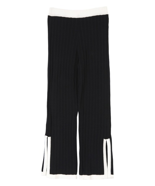 miette（ミエット）の「配色ﾗｲﾝｽﾘｯﾄﾘﾌﾞﾊﾟﾝﾂ（その他パンツ・レディース・グリーン/ブラック・FREE）」の17枚目の写真