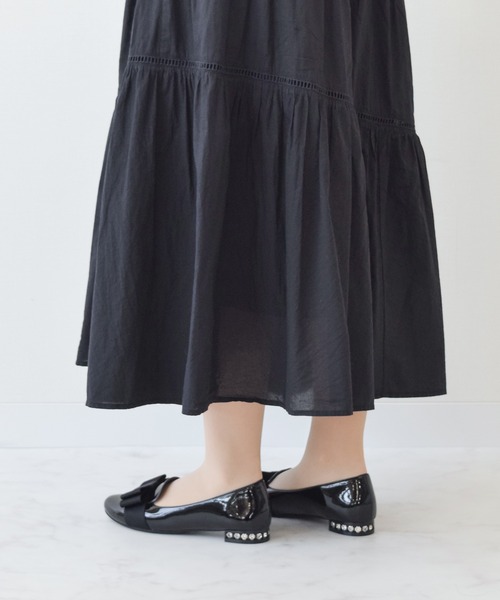 Bridget Birkin（ブリジットバーキン）の「【Bridget Birkin】ガーリーリボンローファー(521625)（ローファー・レディース・ブラック/ベージュ/ダークベージュ/ブラック系その他/グレー/ブラウン/ピンク・24/24.5/23/23.5/22.5/22/25）」の22枚目の写真