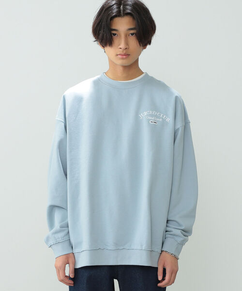 BeAMS DOT（ビームスドット）の「【WEB限定】BeAMS DOT / エンブロイダリ―スウェットシャツ（スウェット・メンズ・グリーン系その他/ブルー系その他・MEDIUM/LARGE）」の6枚目の写真