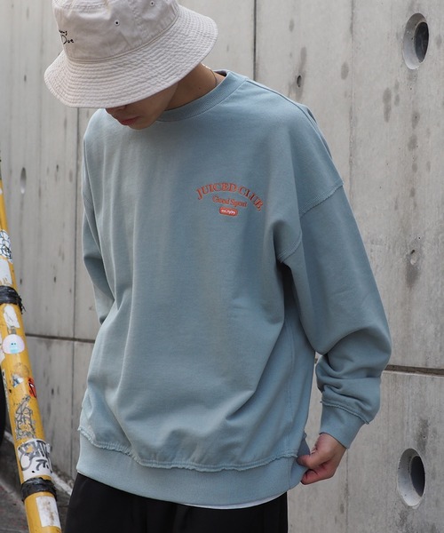 BeAMS DOT（ビームスドット）の「【WEB限定】BeAMS DOT / エンブロイダリ―スウェットシャツ（スウェット・メンズ・グリーン系その他/ブルー系その他・MEDIUM/LARGE）」の2枚目の写真