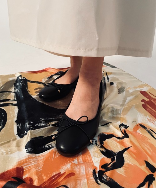 SETUP7（セットアップセブン）の「【SETUP7】バレエシューズ KNF（バレエシューズ・レディース・ブラック・38/36/37）」の3枚目の写真