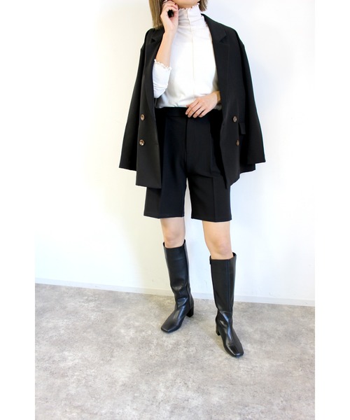 MLI'A（エムリア）の「ハーフパンツ(セットアップ対応)（その他パンツ・レディース・ブラック/ライトベージュ/チェック/ライトグリーン・FREE）」の16枚目の写真