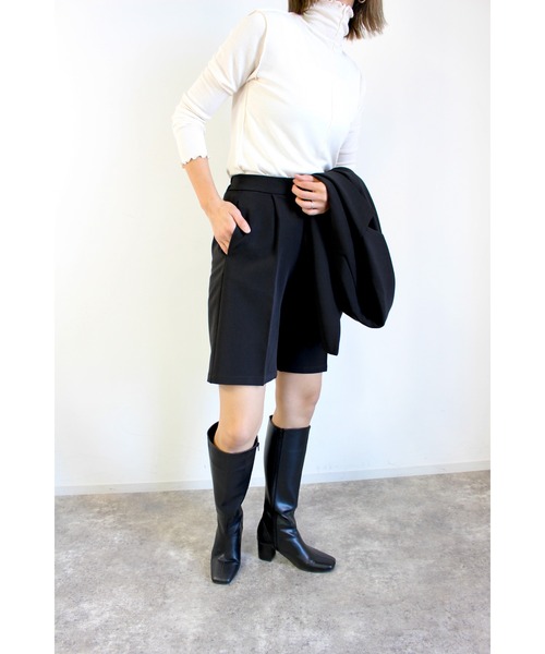 MLI'A（エムリア）の「ハーフパンツ(セットアップ対応)（その他パンツ・レディース・ブラック/ライトベージュ/チェック/ライトグリーン・FREE）」の13枚目の写真