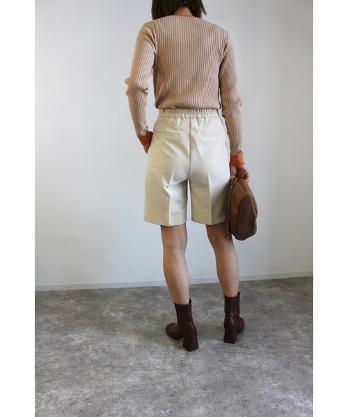 MLI'A（エムリア）の「ハーフパンツ(セットアップ対応)（その他パンツ・レディース・ブラック/ライトベージュ/チェック/ライトグリーン・FREE）」の14枚目の写真