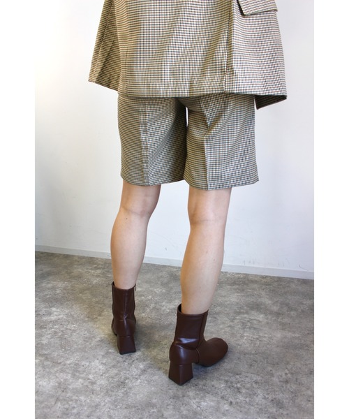 MLI'A（エムリア）の「ハーフパンツ(セットアップ対応)（その他パンツ・レディース・ブラック/ライトベージュ/チェック/ライトグリーン・FREE）」の19枚目の写真