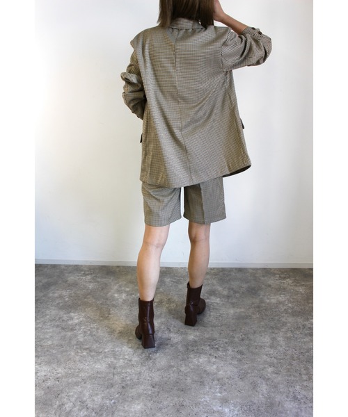 MLI'A（エムリア）の「ハーフパンツ(セットアップ対応)（その他パンツ・レディース・ブラック/ライトベージュ/チェック/ライトグリーン・FREE）」の10枚目の写真