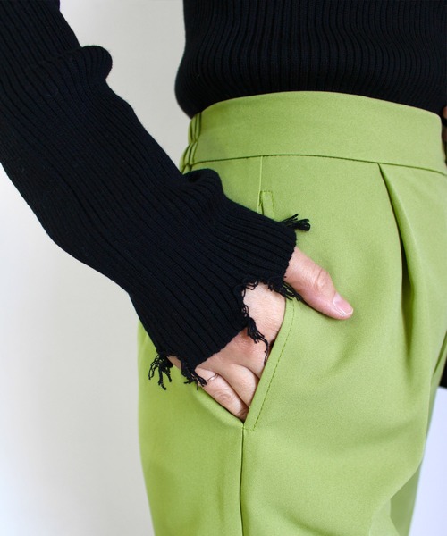 MLI'A（エムリア）の「ハーフパンツ(セットアップ対応)（その他パンツ・レディース・ブラック/ライトベージュ/チェック/ライトグリーン・FREE）」の22枚目の写真