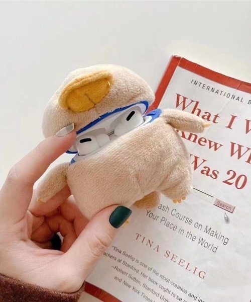 macaroni edge（マカロニエッジ）の「〈macaroni edge/マカロニエッジ〉AirPods Case/カモノハシのぬいぐるみ エアポッズケース (AirPods/AirPodsPro)（ヘッドフォン/イヤホン・レディース・ベージュ・B/A/2）」の4枚目の写真