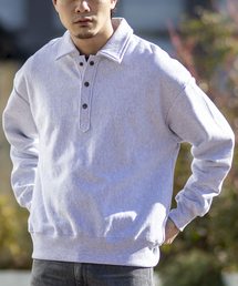 J-HALF SNAP SWEAT プルオーバー