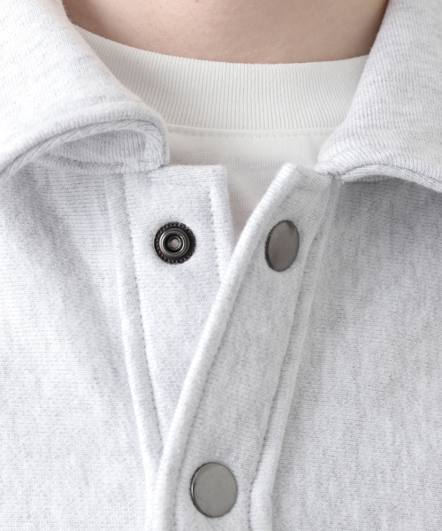 JOINT WORKS（ジョイントワークス）の「J-HALF SNAP SWEAT プルオーバー（スウェット・メンズ・ホワイト/グリーン・MEDIUM/LARGE）」の18枚目の写真