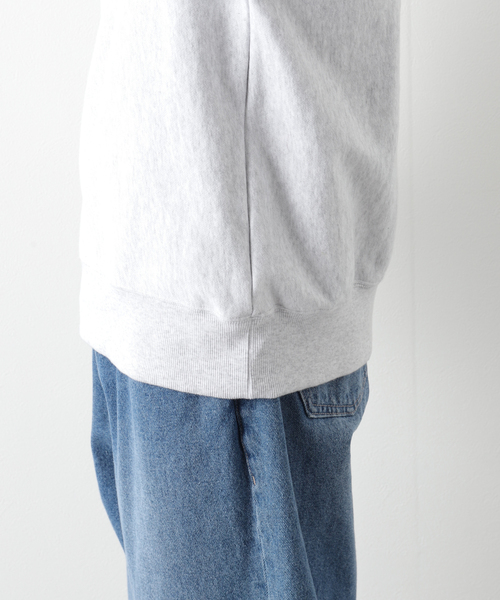 JOINT WORKS（ジョイントワークス）の「J-HALF SNAP SWEAT プルオーバー（スウェット・メンズ・ホワイト/グリーン・MEDIUM/LARGE）」の19枚目の写真