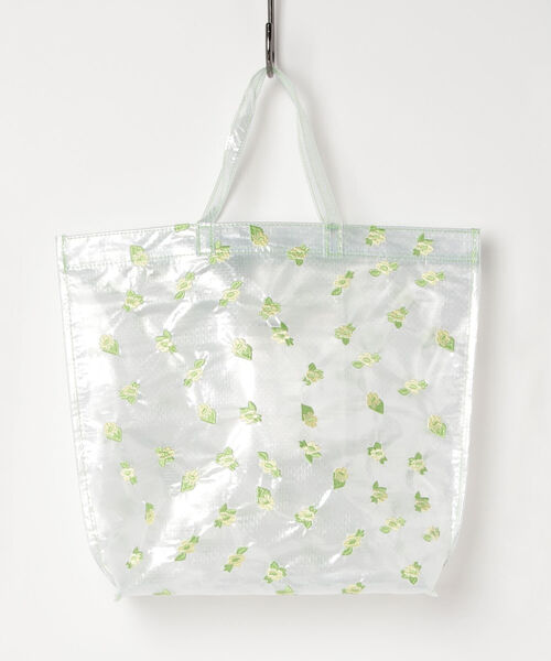 Casselini(キャセリーニ)の「【CASSELINI/キャセリーニ】シアー刺繍シートBAG(トートバッグ・レディース・シルバー/クリア・FREE)」の4枚目の写真