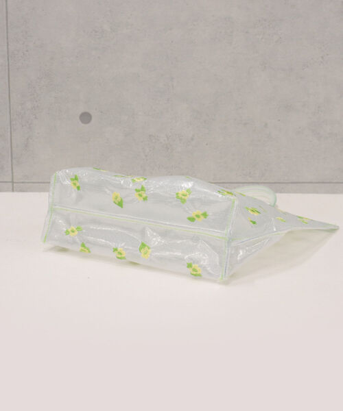 Casselini(キャセリーニ)の「【CASSELINI/キャセリーニ】シアー刺繍シートBAG(トートバッグ・レディース・シルバー/クリア・FREE)」の9枚目の写真