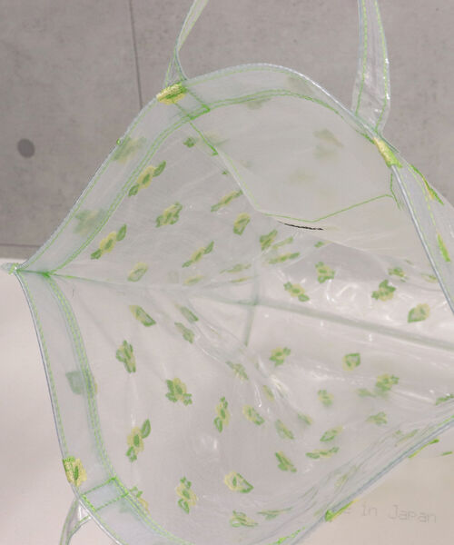 Casselini(キャセリーニ)の「【CASSELINI/キャセリーニ】シアー刺繍シートBAG(トートバッグ・レディース・シルバー/クリア・FREE)」の10枚目の写真