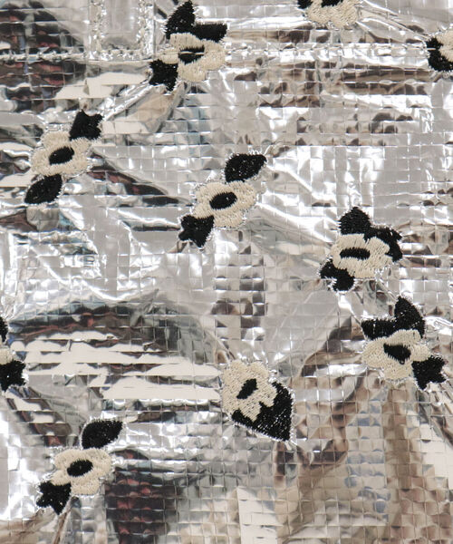 Casselini(キャセリーニ)の「【CASSELINI/キャセリーニ】シアー刺繍シートBAG(トートバッグ・レディース・シルバー/クリア・FREE)」の13枚目の写真