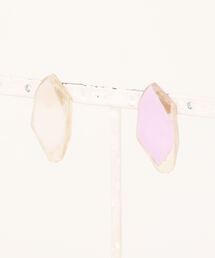 【Beauty bell】アゲートスライス風ピアス
