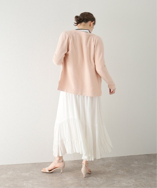 La TOTALITE(ラトータリテ)の「ブークレーカーディガン(カーディガン/ボレロ・レディース・ピンク/アイボリー/ダークブルー・FREE)」の17枚目の写真