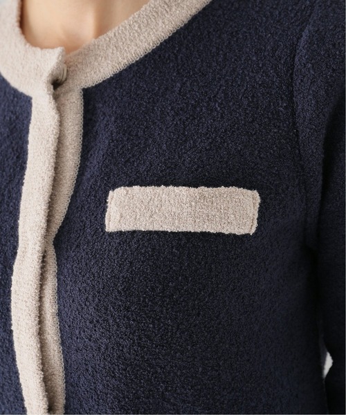 La TOTALITE(ラトータリテ)の「ブークレーカーディガン(カーディガン/ボレロ・レディース・ピンク/アイボリー/ダークブルー・FREE)」の15枚目の写真