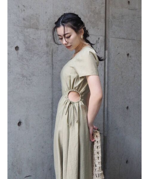 EVRIS(エヴリス)の「サイドオープンドロストロングワンピース(ワンピース・レディース・ブラック/グリーン/その他1・FREE)」の12枚目の写真