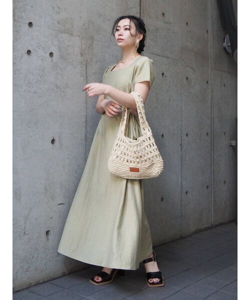 EVRIS(エヴリス)の「サイドオープンドロストロングワンピース(ワンピース・レディース・ブラック/グリーン/その他1・FREE)」の19枚目の写真