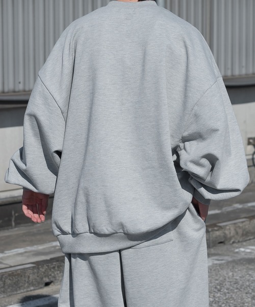 Perushu(ペルーシュ)の「ヘンリーネックスウェット(スウェット・メンズ・ライトグレー/ライトグリーン/ライトピンク/イエロー・LARGE/MEDIUM)」の17枚目の写真