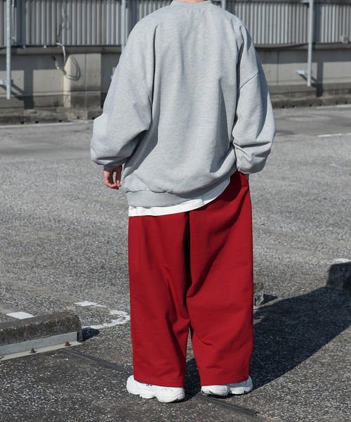 Perushu(ペルーシュ)の「ヘンリーネックスウェット(スウェット・メンズ・ライトグレー/ライトグリーン/ライトピンク/イエロー・LARGE/MEDIUM)」の14枚目の写真