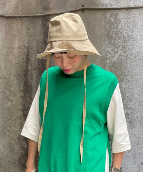 Odds(オッズ)の「ODDS/オッズ FLIP HAT(ハット・レディース・ホワイト/ベージュ・FREE)」の1枚目の写真