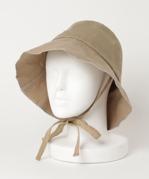 Odds(オッズ)の「ODDS/オッズ FLIP HAT(ハット・レディース・ホワイト/ベージュ・FREE)」の4枚目の写真