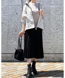 aunt lily | 撥水タフタフーディブルゾン&ライナーカーディガン(ブルゾン)