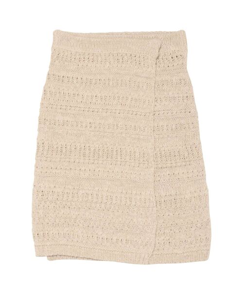 Ungrid（アングリッド）の「ニットラップミニスカート（スカート・レディース・アイボリー/グリーン系その他/ブラウン・FREE）」の6枚目の写真
