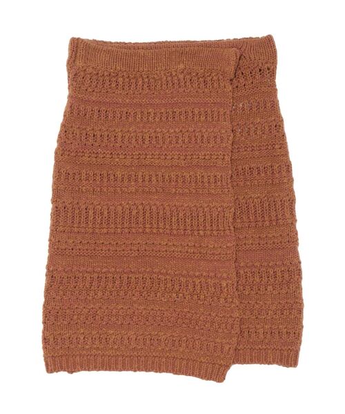 Ungrid（アングリッド）の「ニットラップミニスカート（スカート・レディース・アイボリー/グリーン系その他/ブラウン・FREE）」の5枚目の写真