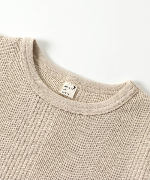 apres les cours(アプレレクール)の「ベストレイヤード風Tシャツ(Tシャツ/カットソー・キッズ・グリーン/ベージュ・80/120/90/140/130/100/110)」の10枚目の写真