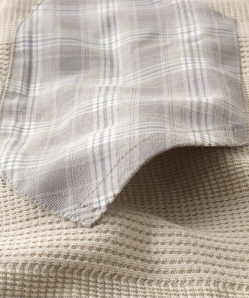 apres les cours(アプレレクール)の「ベストレイヤード風Tシャツ(Tシャツ/カットソー・キッズ・グリーン/ベージュ・80/120/90/140/130/100/110)」の13枚目の写真