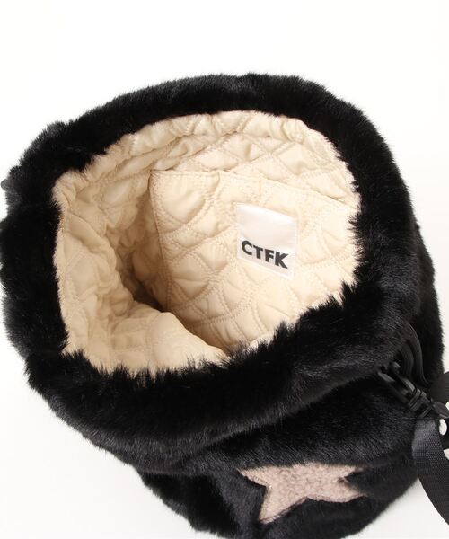 CONTROL FREAK / CTFK（コントロールフリーク）の「スターバケットバッグ（ショルダーバッグ・レディース・ブラック/ベージュ・ONE SIZE）」の11枚目の写真