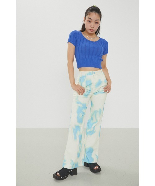 LAGUA GEM RIB KNIT ショートパンツ　ラグアジェム RIB KNIT ショートパンツ（その他パンツ）｜LAGUA GEM
