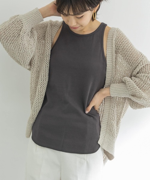 URBAN RESEARCH（アーバンリサーチ）の「アメリカンスリーブブラトップタンクトップ（タンクトップ・レディース・ホワイト/オレンジ/チャコールグレー・FREE）」の6枚目の写真