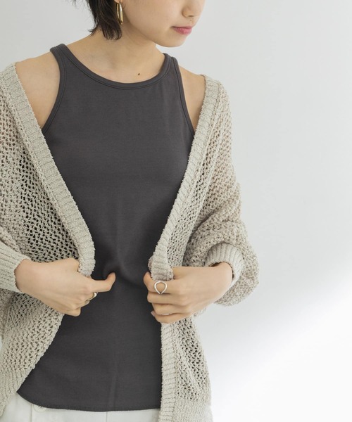 URBAN RESEARCH（アーバンリサーチ）の「アメリカンスリーブブラトップタンクトップ（タンクトップ・レディース・ホワイト/オレンジ/チャコールグレー・FREE）」の4枚目の写真