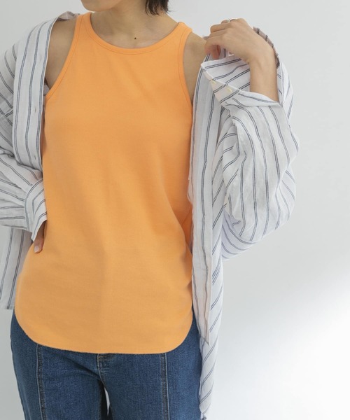 URBAN RESEARCH（アーバンリサーチ）の「アメリカンスリーブブラトップタンクトップ（タンクトップ・レディース・ホワイト/オレンジ/チャコールグレー・FREE）」の20枚目の写真