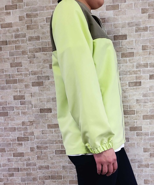 OUTDOOR PRODUCTS（アウトドアプロダクツ）の「UVピーチタフタ ZIP配色ジャケット（ナイロンジャケット・レディース・イエロー/グレイッシュベージュ/カーキ・L/M/LL）」の11枚目の写真