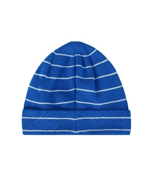 87mm（87mm）の「【87MM / Mmlg】FINE STRIPE KNITCAP /  パルチムエムエム Mmlg ファイン ストライプ ニットキャップ（ニットキャップ/ビーニー・レディース・ネイビー/オレンジ/ブルー/アイボリー・FREE）」の22枚目の写真