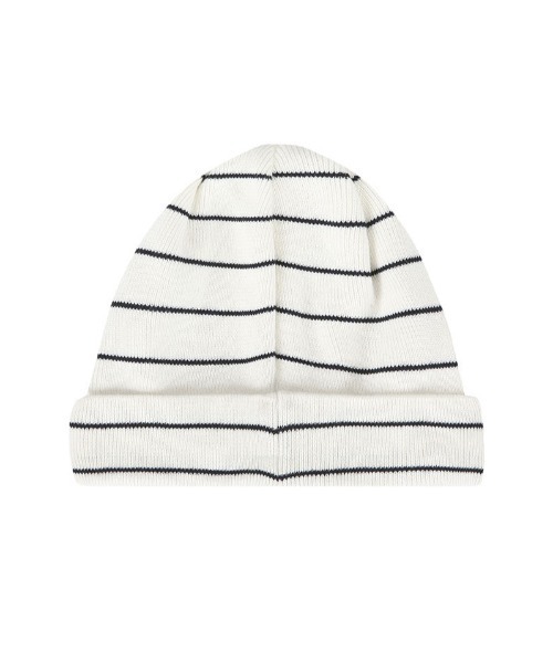 87mm（87mm）の「【87MM / Mmlg】FINE STRIPE KNITCAP /  パルチムエムエム Mmlg ファイン ストライプ ニットキャップ（ニットキャップ/ビーニー・レディース・ネイビー/オレンジ/ブルー/アイボリー・FREE）」の20枚目の写真