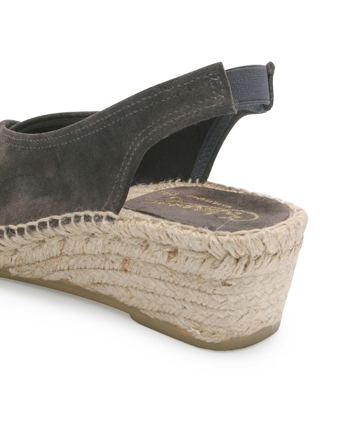 SALON adam et rope'（サロン アダム エ ロペ）の「【Calzanor(カルザノール)】ウェッジソールクロスサンダル（サンダル・レディース・グレー/キャメル・35/36/37/38）」の12枚目の写真